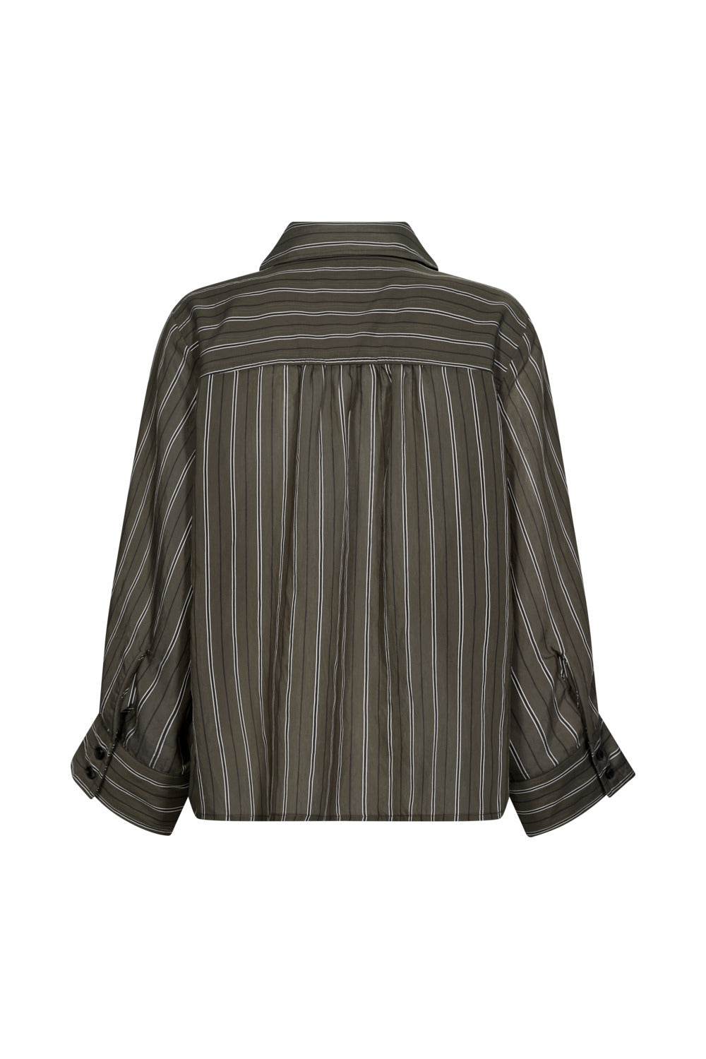 Atelier Taktil AT-Gwen Tori Shirt Stunning Stripe Shirts & Blouses 630 Hunter Green
