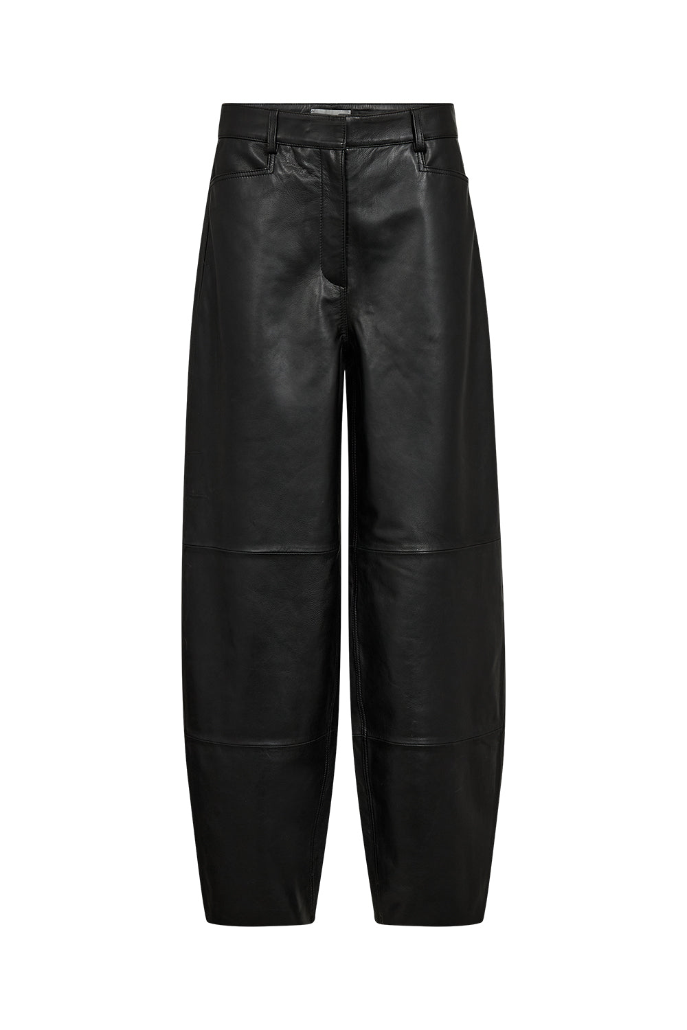 Atelier Taktil AT-Lily Leather Barrel Pant Leather 9 Black