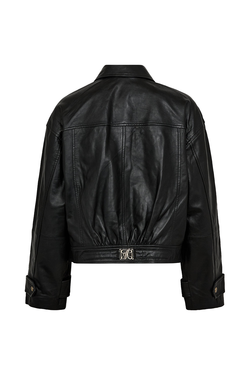 Atelier Taktil AT-Lily Leather Jacket Leather 9 Black