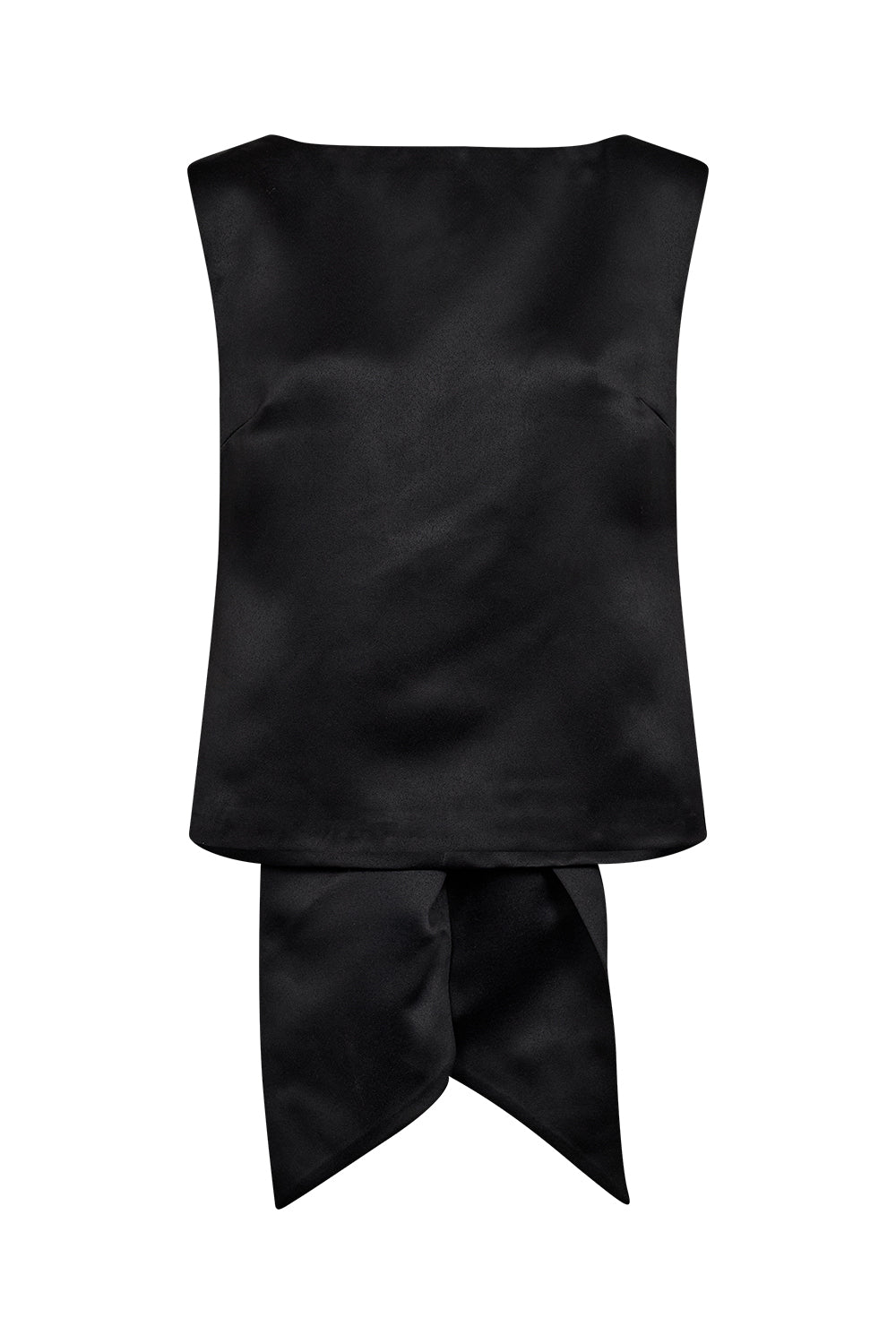 Atelier Taktil AT-Montana Bow Evening Top Top 9 Black