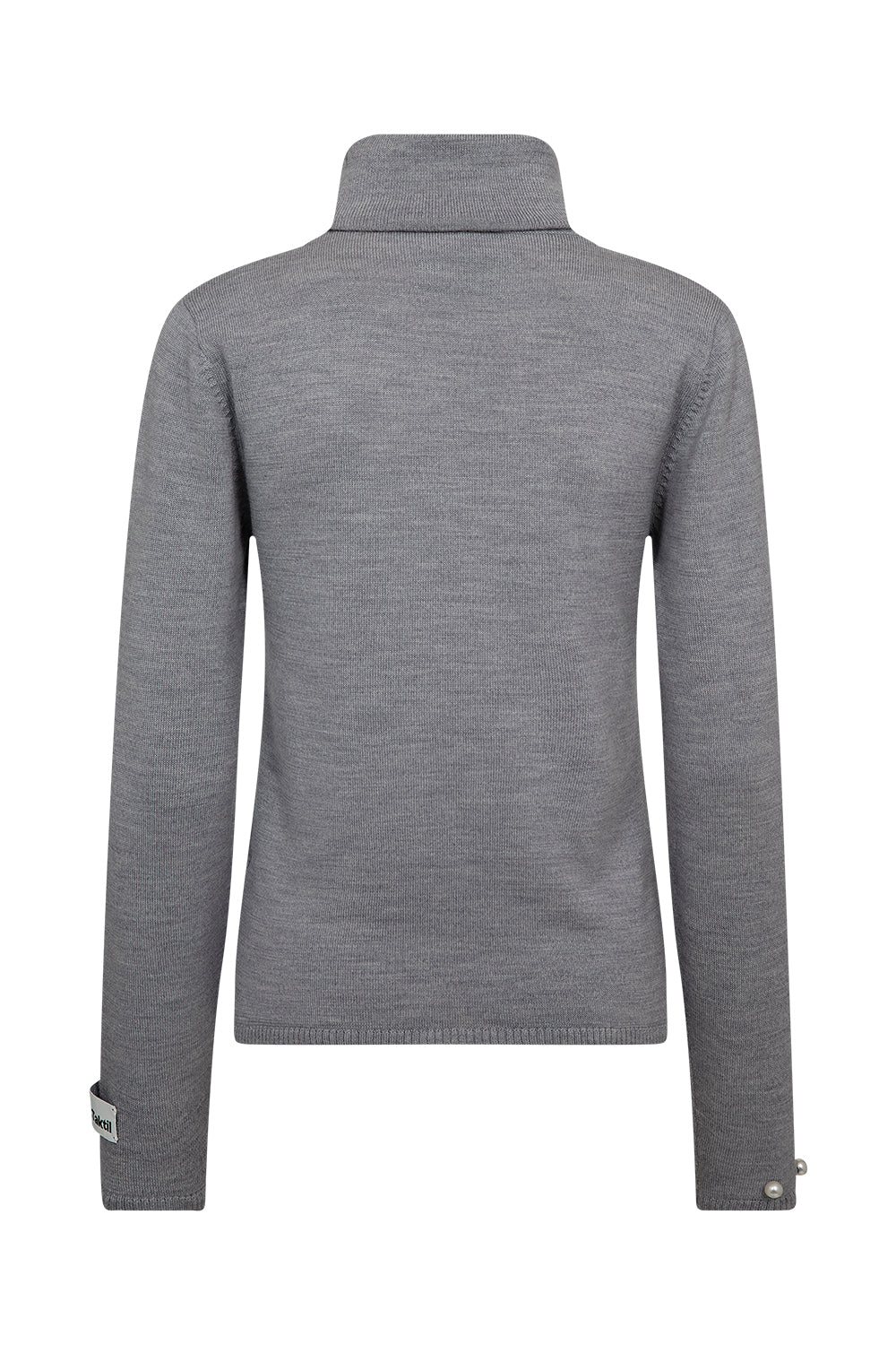 Atelier Taktil AT-Ruby Rollneck Pin Knit Knitwear 81 Grey Melange