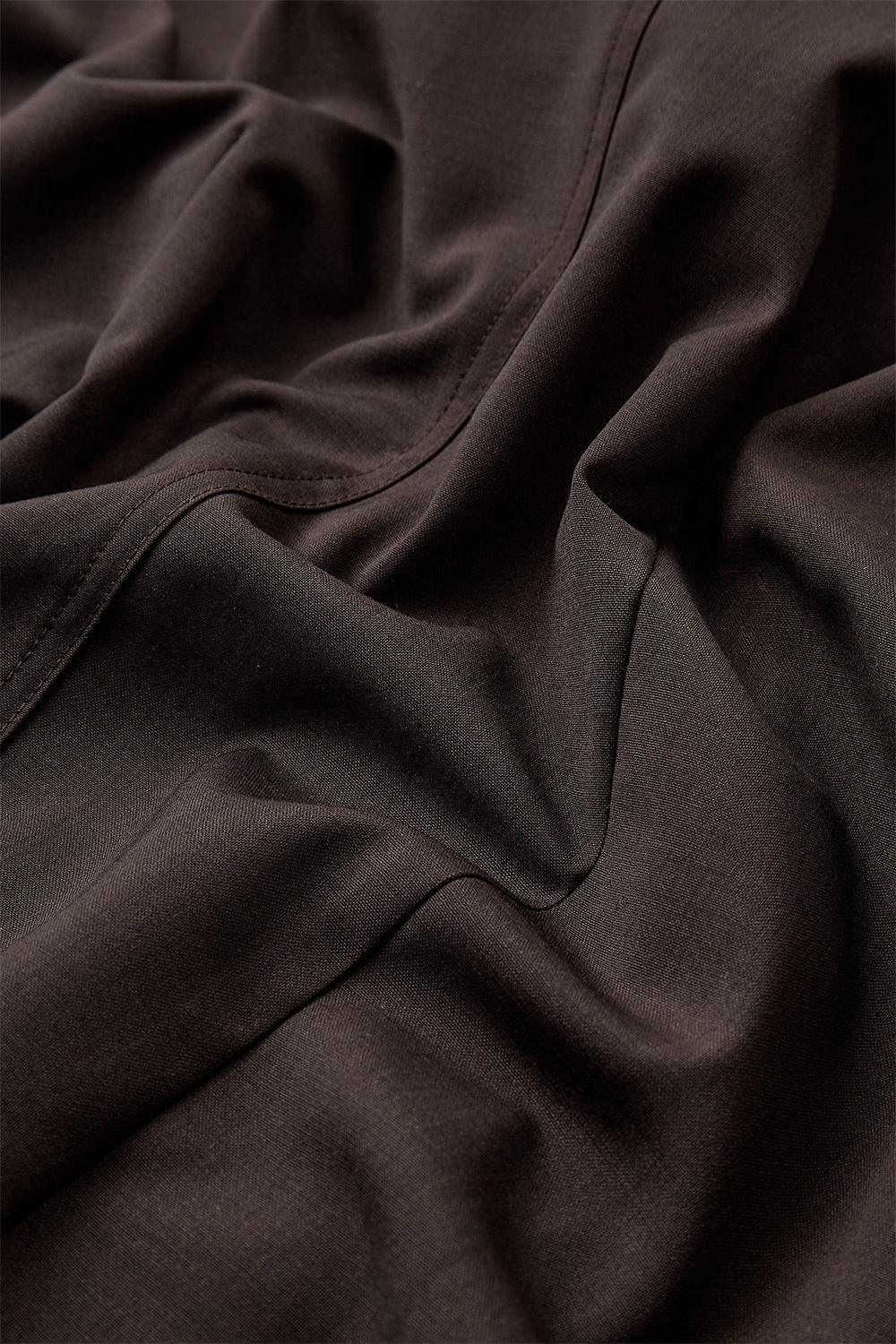 Atelier Taktil AT-Sinclair Scarf Shirt Shirts & Blouses 702 Coffee Bean
