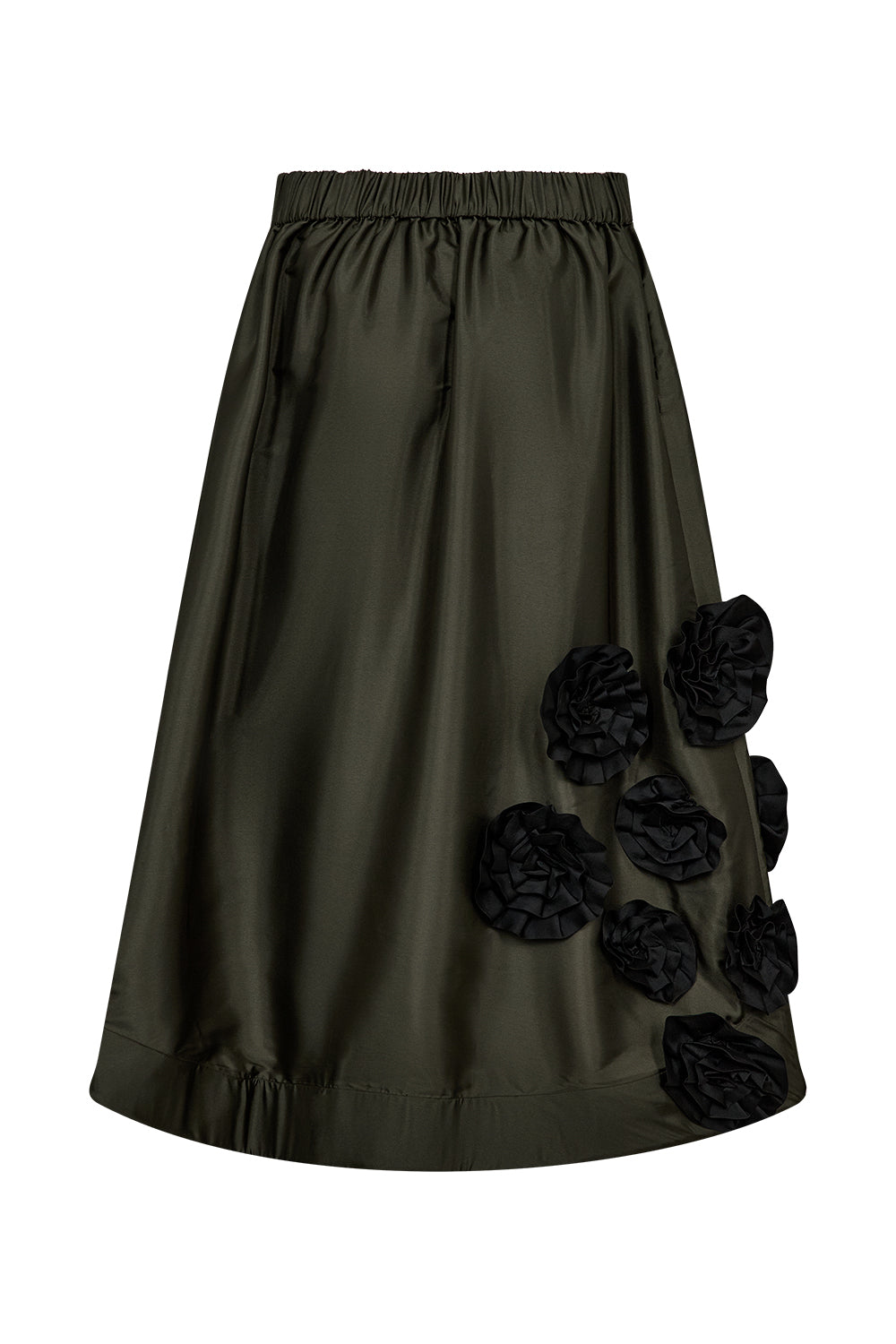 Atelier Taktil AT-Skye Midi Skirt Skirt 630 Hunter Green