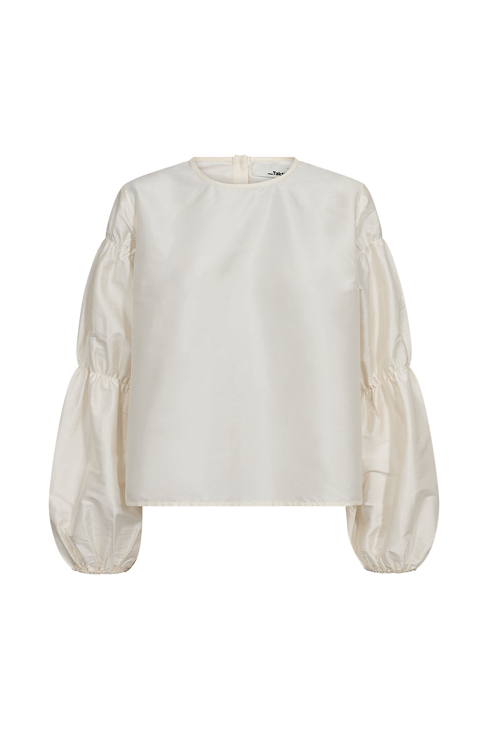 Atelier Taktil AT-Skye Puff Sleeve Blouse Shirts & Blouses 07 Creme