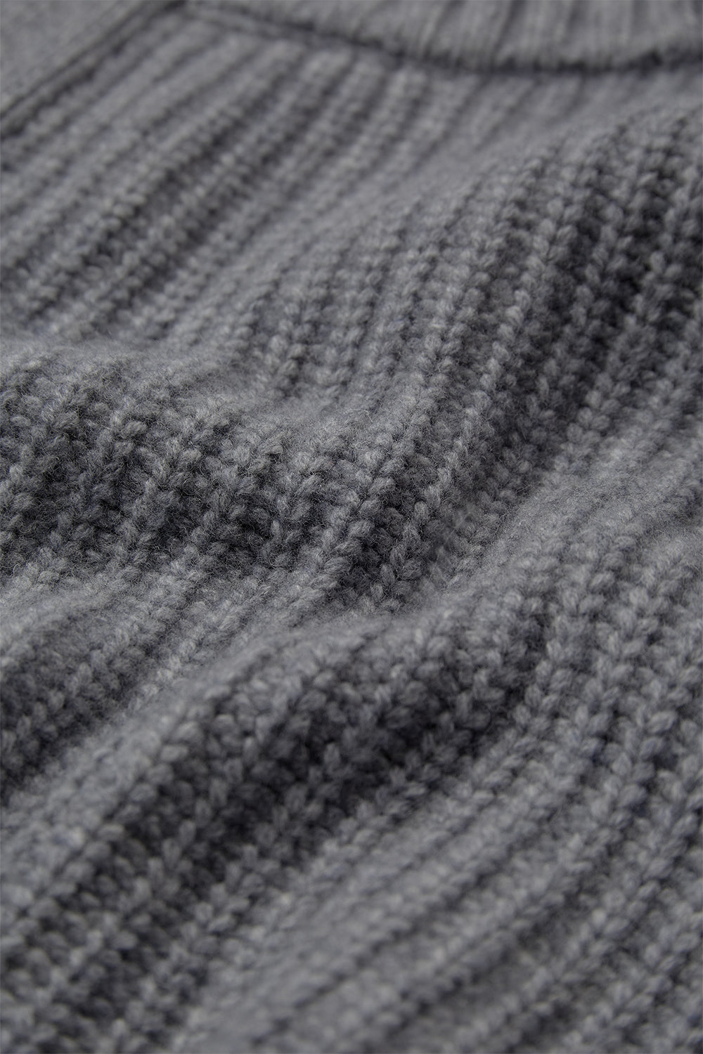 Atelier Taktil AT-Svala Zip Jacket Knit Knitwear 81 Grey Melange