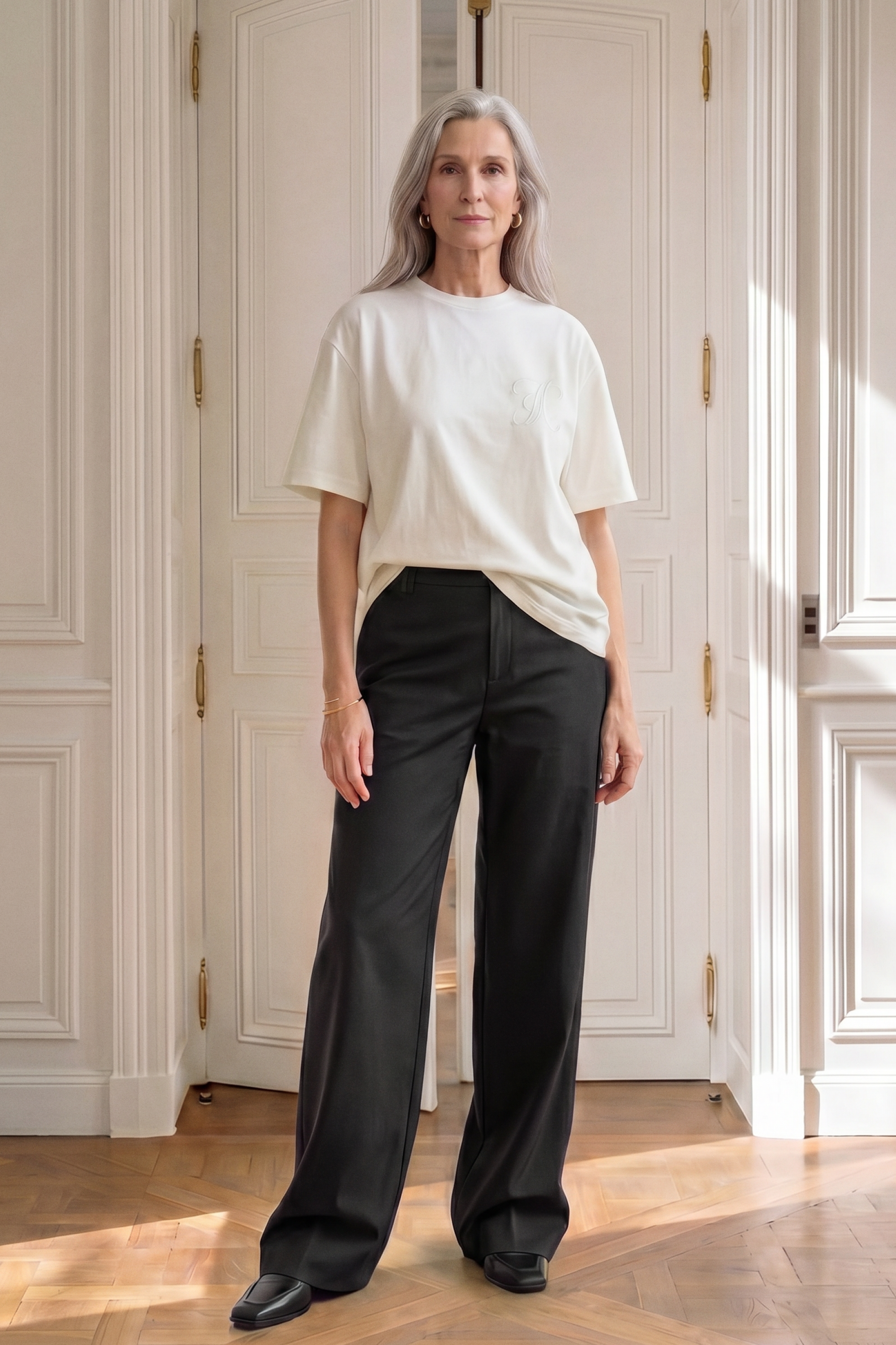 Atelier Taktil AT-Tania Loose Pant Jeans & Pants 9 Black