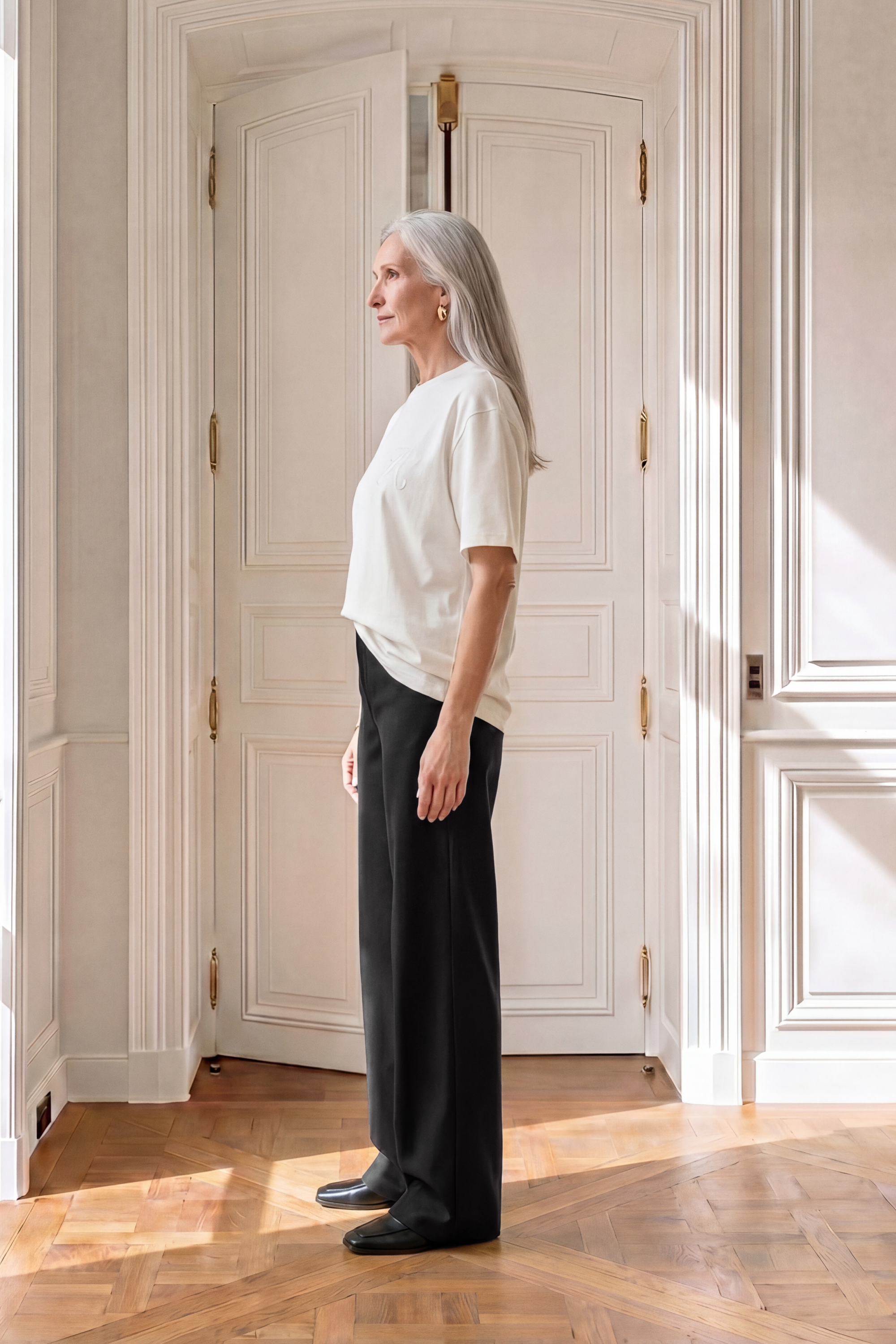 Atelier Taktil AT-Tania Loose Pant Jeans & Pants 9 Black