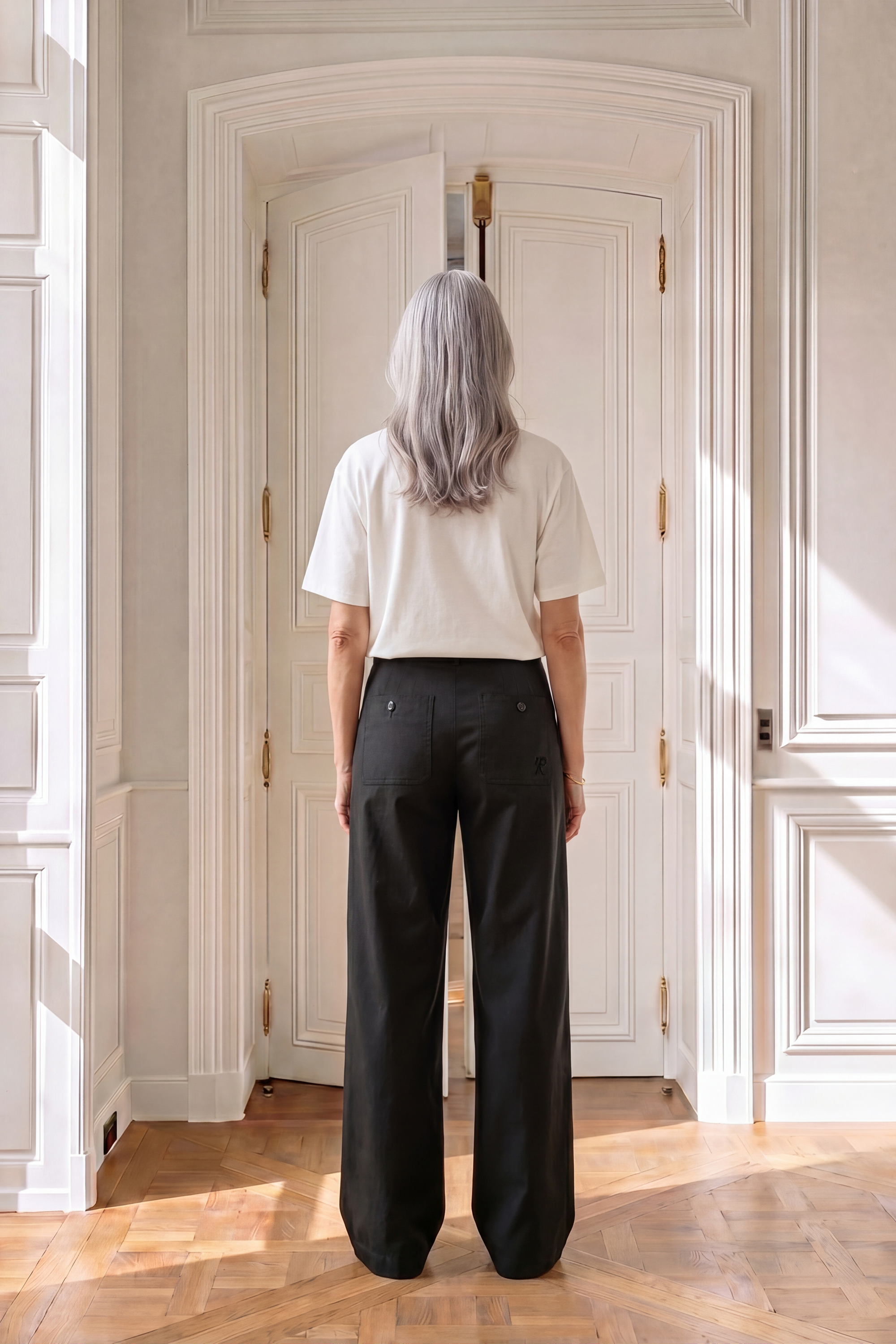 Atelier Taktil AT-Tania Loose Pant Jeans & Pants 9 Black