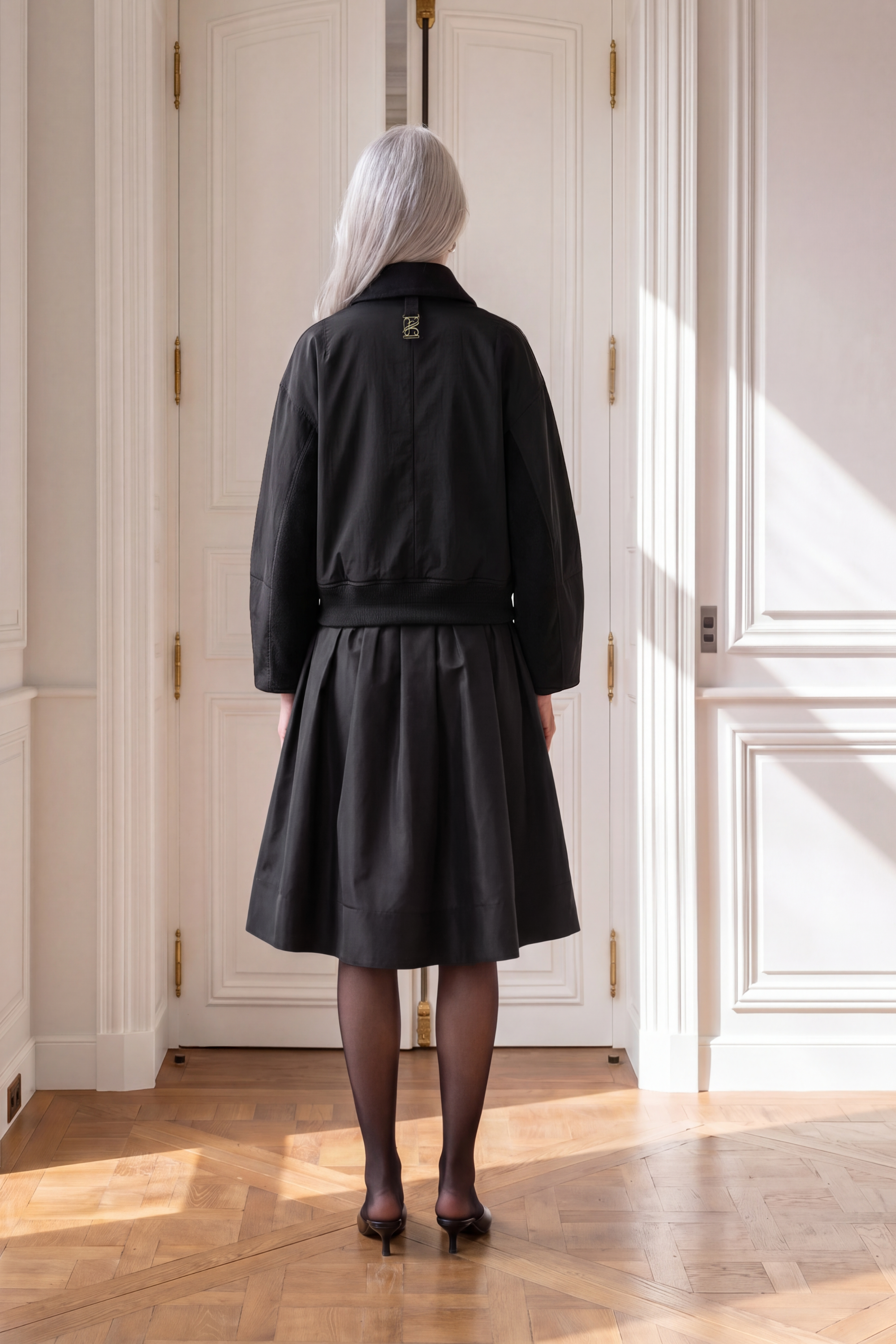 Atelier Taktil AT-Tania Short Jacket Coats & Jackets 9 Black