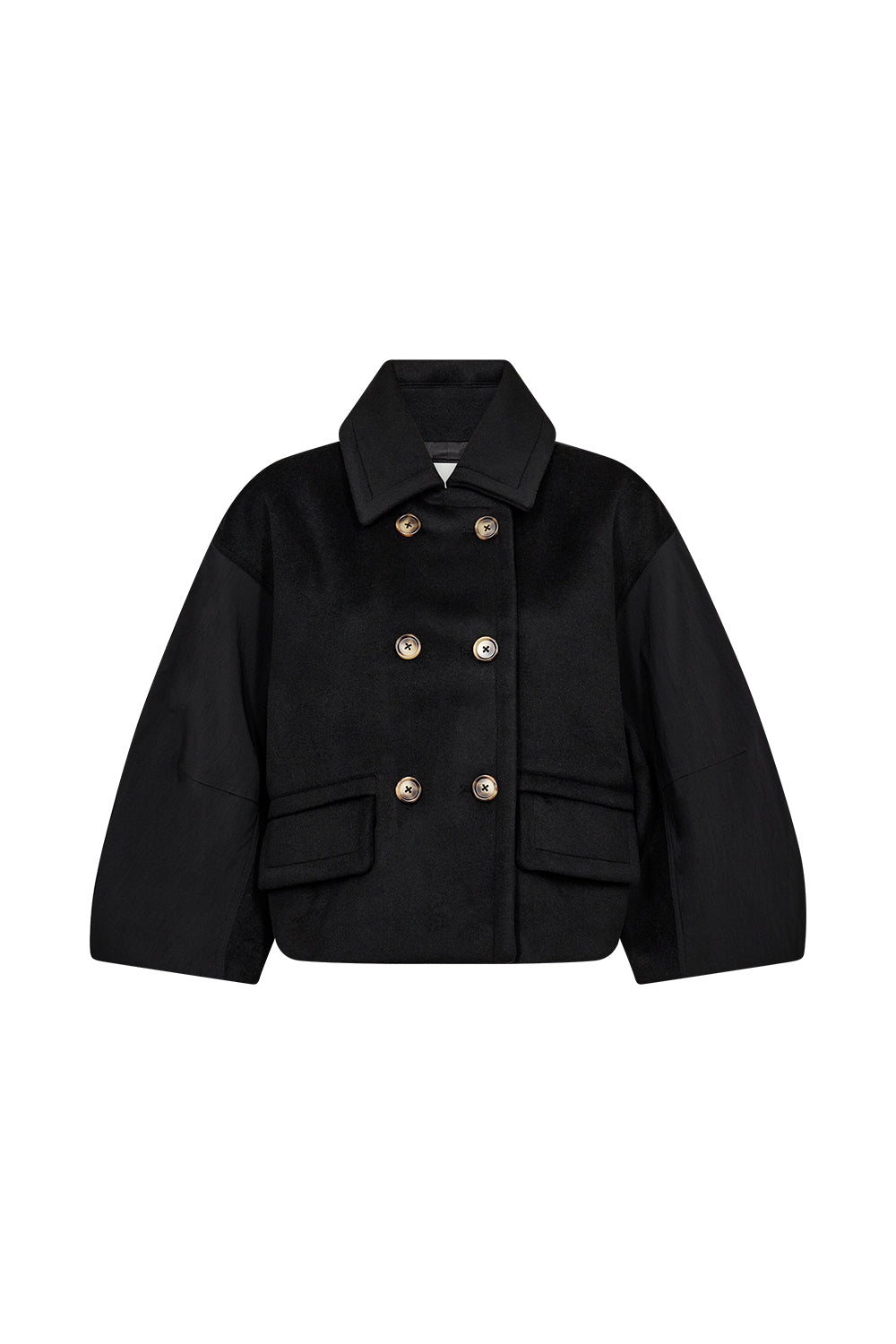 Atelier Taktil AT-Tania Short Jacket Coats & Jackets 9 Black