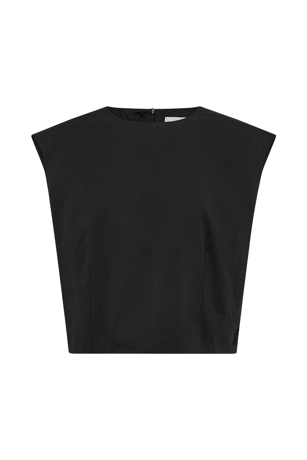 Atelier Taktil AT-Tania Sl. Top Shirts & Blouses 9 Black